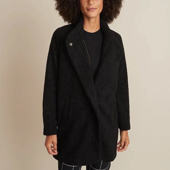 Marine Layer Jackets & Blazers - MARINE LAYER Women's Stephanie Cocoon Coat in Black